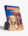'Doggos Of Chicago' Personalized Pet Standing Canvas