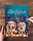 'Doggos of Los Angeles' Personalized 2 Pet Puzzle
