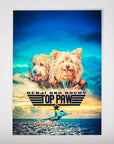 Top Paw: Personalized 2 Pet Poster