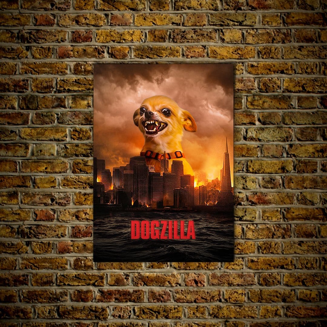Dogzilla' Personalized Pet Poster – doggovinci