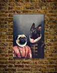 Duke and Archduchess: Personalized 2 Pet Poster