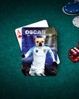 'England Doggos Soccer' Personalized Pet Playing Cards