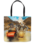 'Harley Wooferson' Personalized 2 Pet Tote Bag