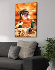 'Mexican Desert' Personalized Pet Canvas