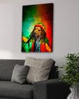 'Dog Marley' Personalized Pet Canvas