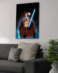 'Doggo-Jedi' Personalized Pet Canvas