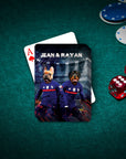 'France Doggos' Personalized 2 Pet Playing Cards
