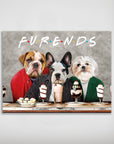 'Furends' Personalized 3 Pet Poster