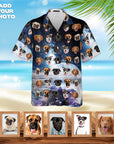 Custom Hawaiian Shirt (Galaxy: 1-7 Pets)