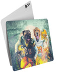 'Green Bay Doggos' Personalized 2 Pet Playing Cards