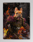 'Hades Doggo' Personalized Pet Blanket