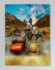 'Harley Wooferson' Personalized 3 Pet Blanket