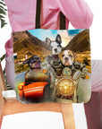 'Harley Wooferson' Personalized 3 Pet Tote Bag