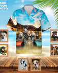 Custom Hawaiian Shirt (Harley Wooferson: 1-8 Pets)