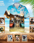 Custom Hawaiian Shirt (Harley Wooferson: 1-8 Pets)
