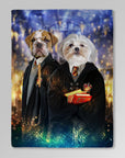 'Harry Dogger 2' Personalized 2 Pet Blanket