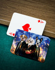 'Harry Doggers' Personalized 3 Pet Playing Cards