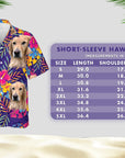 Custom Hawaiian Shirt (Flamingo Paradise: 1-4 Pets)