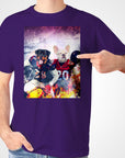 'Houston Doggos' Personalized 2 Pet T-Shirt