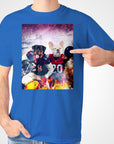 'Houston Doggos' Personalized 2 Pet T-Shirt