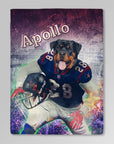 'Houston Doggos' Personalized Pet Blanket