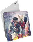 'Houston Doggos' Personalized 2 Pet Playing Cards