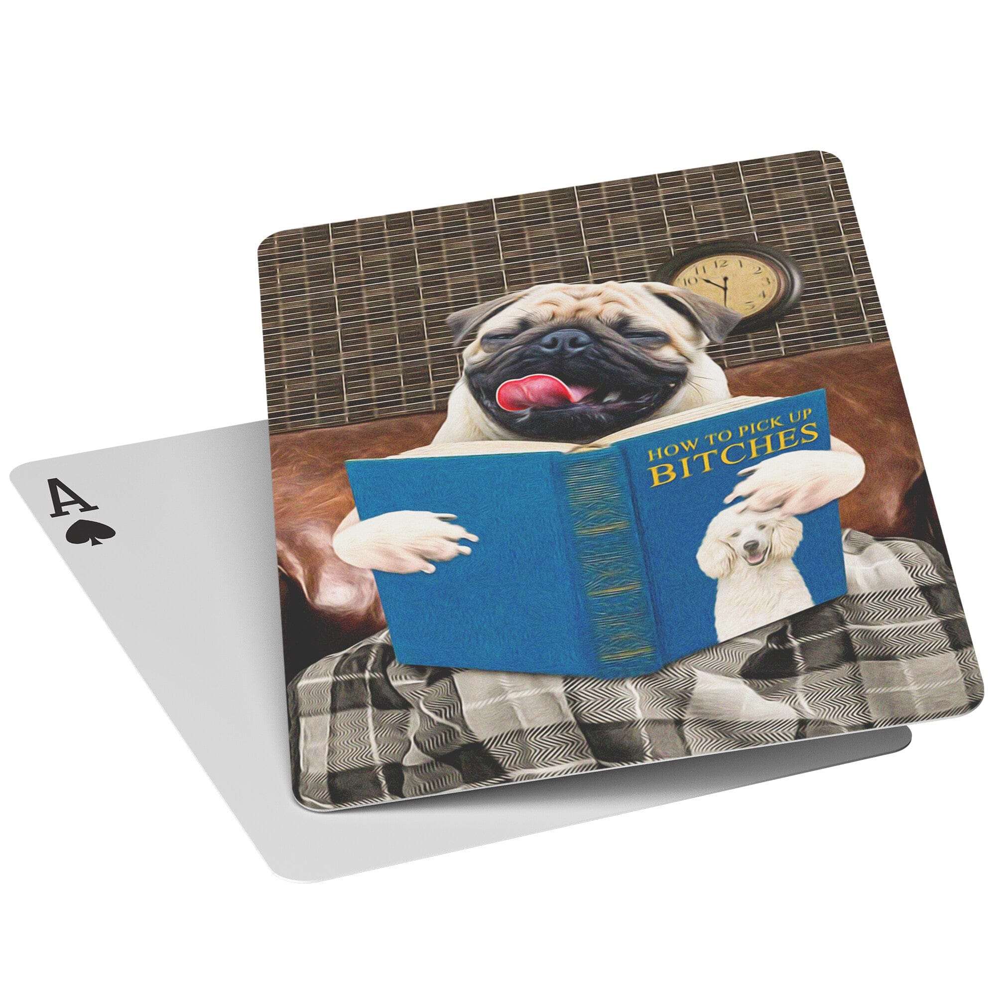&#39;How to Pick Up Female Dogs&#39; Personalized Pet Playing Cards