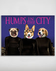 'Humps in the City' Personalized 3 Pet Poster