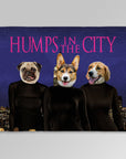 'Humps in the City' Personalized 3 Pet Blanket