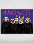 'Humps in the City' Personalized 4 Pet Poster