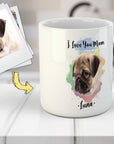 'I Love You' Custom Pet Mom Mug