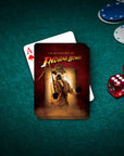 'The Indiana Bones' Personalized Pet Playing Cards
