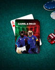 'Italy Doggos' Personalized 2 Pet Playing Cards