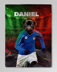 'Italy Doggos Soccer' Personalized Pet Blanket