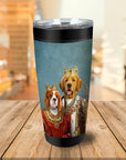 King And Queen Personalized 2 Pet Tumbler
