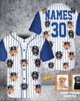Kansas City Doggo Royals Custom Baseball Jersey