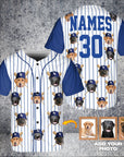 Kansas City Doggo Royals Custom Baseball Jersey