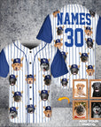 Kansas City Doggo Royals Custom Baseball Jersey