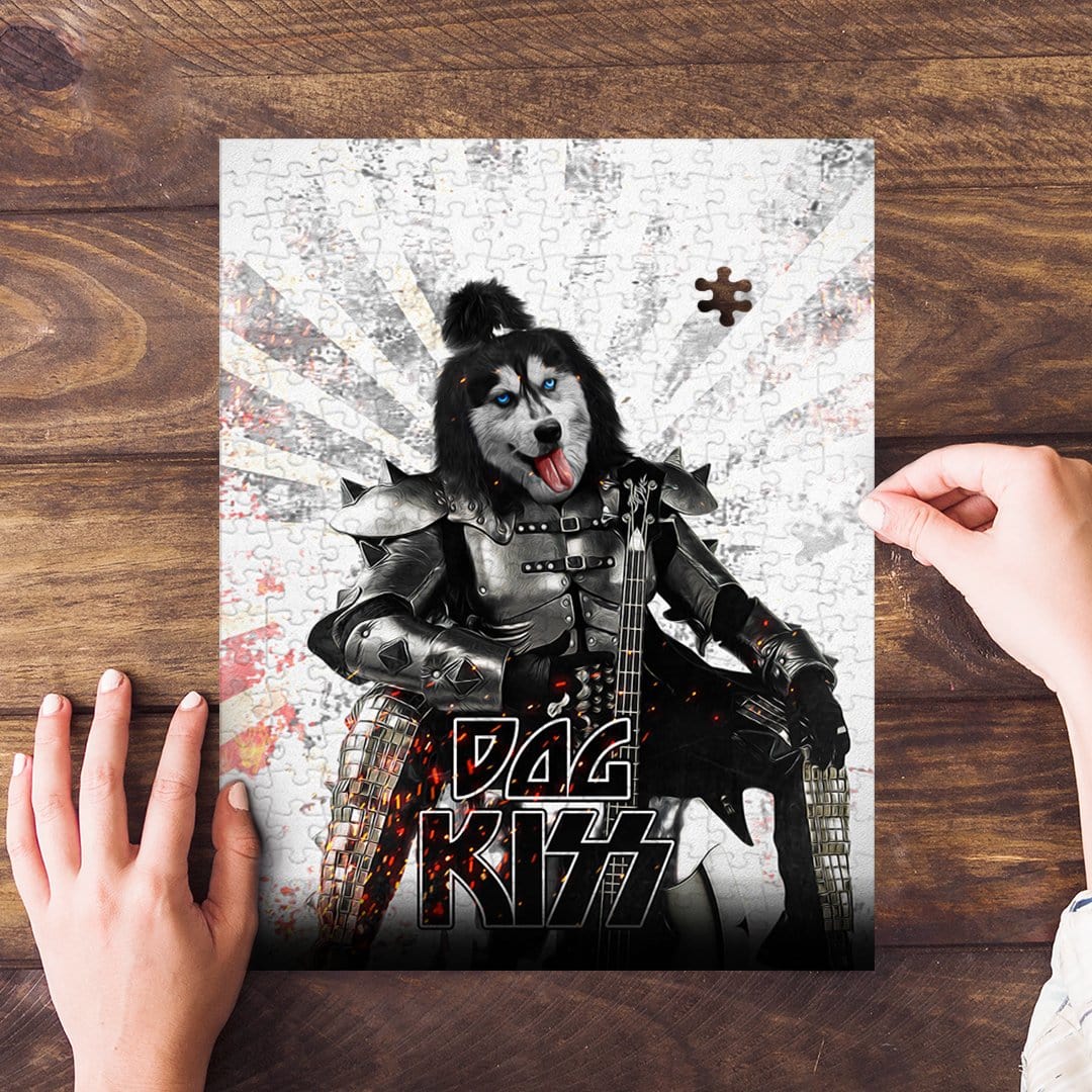 'Kiss Doggo' Personalized Pet Puzzle doggovinci