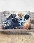 'Las Vegas Doggos' Personalized 2 Pet Blanket