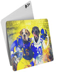'Los Angeles Doggos' Personalized 2 Pet Playing Cards