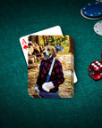 'The Lumberjack' Personalized Pet Playing Cards