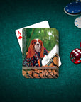 'Lumberwoman' Personalized Pet Playing Cards