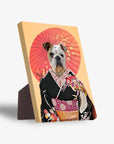 'Memoirs of a Doggeisha' Personalized Pet Standing Canvas