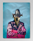 'Macho Man Randy Dogger' Personalized Pet Blanket
