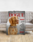'Dogue' Personalized Pet Blanket