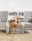 'Vanity Fur' Personalized Pet Blanket