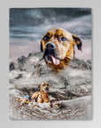 'Majestic Snowy Mountain' Personalized Pet Blanket