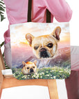'Majestic Mountain Valley' Personalized Pet Tote Bag
