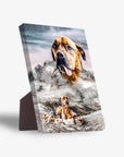 'Majestic Snowy Mountain' Personalized Pet Standing Canvas
